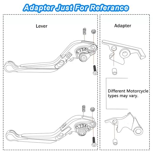 for MT07 MT 07 FZ07 2014-2021 Brake Clutch Levers Motorcycle Accessories CNC Handlebar Adjustable Folding Extendable Silver - color: Silver