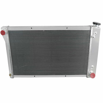 3 Row Aluminum Radiator for 1967-1972 Chevy C10 C20 C30 K10 K20 K30 GMC Jimmy Pickup Truck Blazer Suburban C/K Series L6 V6 V8 28.25 Inch Wide Core 1967 1968 1969 1970 1971 1972 Replacement
