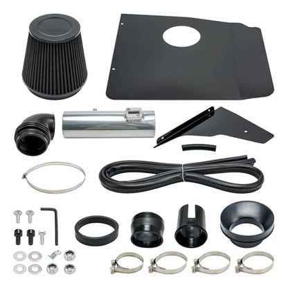 PHILTOP 3" Cold Air Intake Kit Fit for 2012-2015 Chevrolet Camaro 3.6L - color: Black, size: 2012-2015 Chevrolet Camaro 3.6L