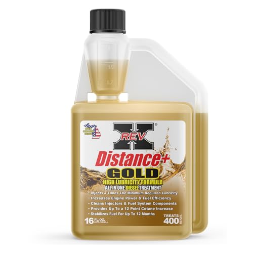 REV X Distance+ Gold High Lubricity Diesel Additive - 16 fl. oz.