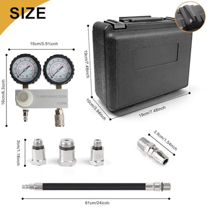 Cylinder Leak Down Tester Kit, Cylinder Gas Leakage Detector