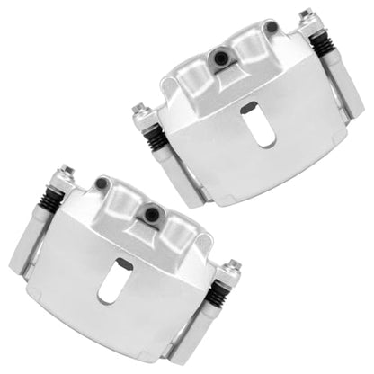 cciyu Front Left & Right Disc Brake Calipers With Bracket 18B4861 18B4860 - size: Front[18B4861+18B4860]
