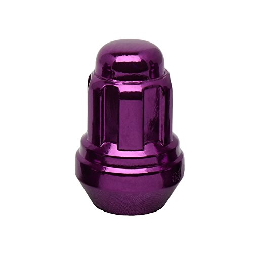 White Knight 40700SPPT Purple Wheel Lock, 4 Pack - color: Purple, size: 12mm X 1.50 Thread