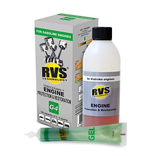 G4 Engine Oil Treatment, for Gasoline Engines with a Motor Oil Capacity up to 4 quarts; Save Fuel, Boost Power and Safely Restore and Protect Your Car, Truck, and All Other Engines - size: 4 Qts