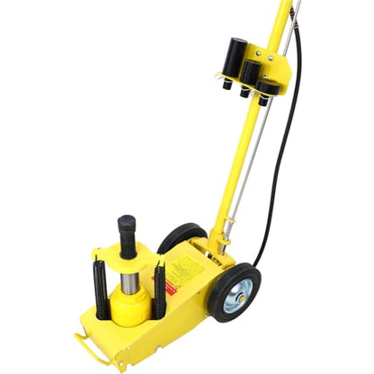 22 Ton Hydraulic Floor Jack Metal Yellow Unmatched Strength Heavy-Duty Tasks Commercial Use