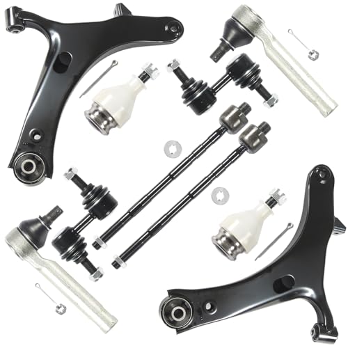 10Pc Control Arm Kit Fit for Subaru Outback Legacy 2005-2009 - size: Fit for Outback 05-09 10x Control Arm Kit (81)