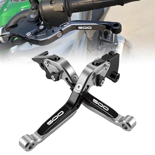 Brake Clutch Lever for Z500 Ninja500, Adjustable Levers(Titanium) - color: Titanium)