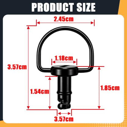 VPZMT Black 1/4 turn Quick Release Fastener Race Fairing - size: Size-2