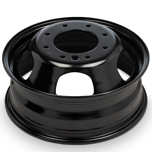 For 2019-2026 Dodge Ram 3500 17 Inch Painted Black Rim - OE Direct Replacement - Road Ready Car Wheel - color: Black