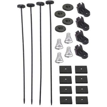 Heavy Duty 11" Transmission Oil Cooler 9" Inch Electric Fan & Push-in Probe Thermostat Switch Kit (160'F On - 145'F Off) - size: 160'F On - 145'F Off