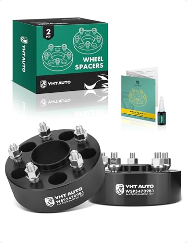 YHTAUTO 5x4.75 Hub Centric Wheel Spacers 2 Inch for Buick, Chevy, GMC - size: 2 Inch Thickness, style: 2 PCS