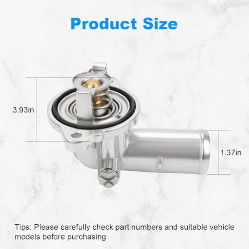 330424 Engine Thermostat Housing Compatible with Maserati Ghibli 2014-2021 - size: 330424
