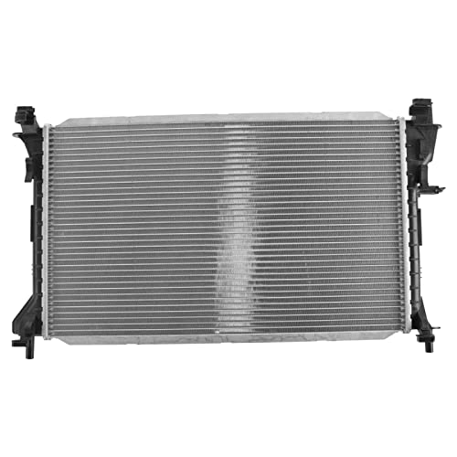 TRQ Radiator Assembly Aluminum Core Plastic Tank 1 Row Cross Flow - style: RDA82825