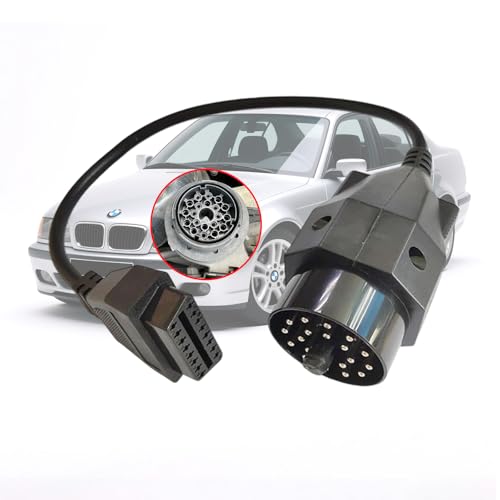 OBD1 to OBD2 Cable for BMW 20 Pin Adapter,20pin Diagnostic Connector - style: Fit for BMW-20pin