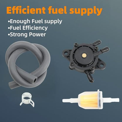2 Sets 808656 Fuel Pump W/Fuel Line Fuel Filter and Clamps