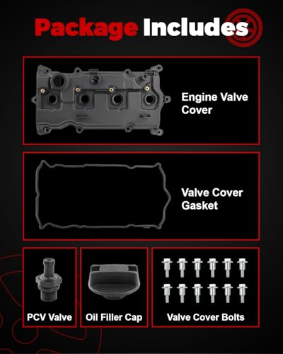 Engine Valve Cover L4 2.5L Fits for 2013-2018 Altima, 2014-2016 Rogue - size: 13264-3KY0A