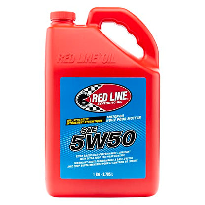 Red Line 11605 SAE 5W50 Fully Synthetic Motor Oil - 1 Gallon - size: Gallon