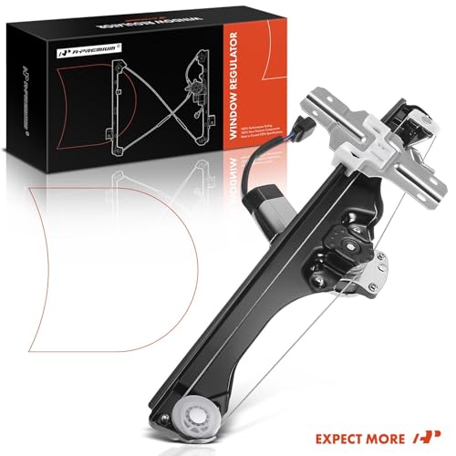 A-Premium Front Driver Side Power Window Regulator with Motor (2-Pin)