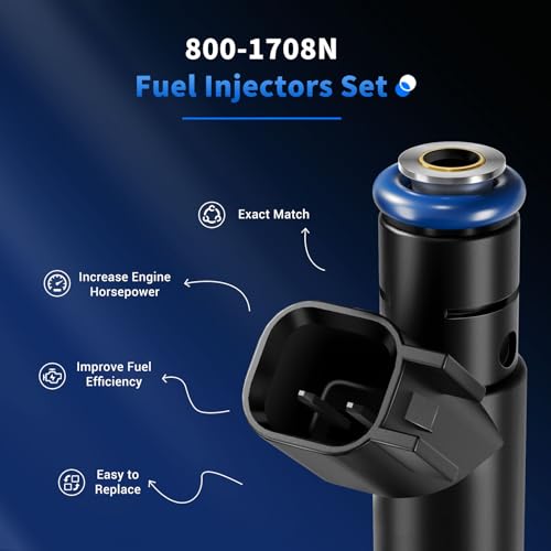8Pcs Fuel Injectors Compatible with Dodge Ram Jeep Chrysler - size: FJ731