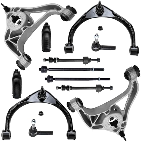 Detroit Axle - RWD 12pc Front End Suspension Kit for 2013-2018 Ram 1500 - size: 12CS50973/12PC