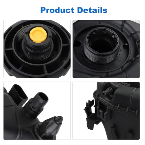 Engine Coolant Reservoir Tank w/Cap Replacement for BMW 740i 2016-2017