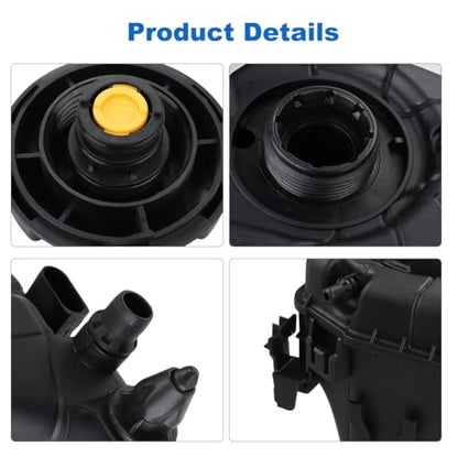Engine Coolant Reservoir Tank w/Cap Replacement for BMW 740i 2016-2017