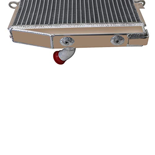 Aluminum Racing Radiator for 2004 2005 Kawasaki Ninja ZX-10R ZX10R, AA5052 Aircraft Grade Cooling, High Performance Racing Spec with CNC Machined Cap