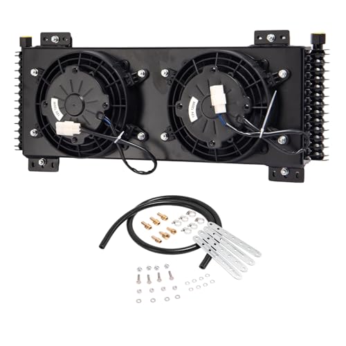 Transmission Oil Cooler Shroud Fan for Tru-Cool 40,000 40k GVW Low-Pressure Dr LPD47391 Black