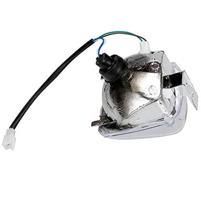 FVRITO 12V Front Head Light Lamp and Rear Brake Tail light for 50cc 70cc 90cc 110cc 125cc Taotao 110B Coolster 3050C Vitacci HAWK Peace Roketa Sunl BMS RPS Raider 6 ICEbear Chinese Quad ATV 4 Wheeler