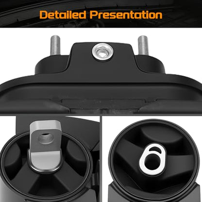 Engine Motor Mount & Transmission Mount Set Compatible with Chrysler Town & Country 2011-2016, Dodge Grand Caravan 2011-2020, RAM C/V 2012-2015, Volkswagen Routan 2011-2014 - 3.6L