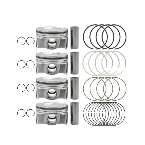 EJ7Z-6108-E STD Engine Pistons & Rings Set Fits for 2015-2019 Ford Focus Mustang Lincoln MKC, Replace EJ7Z-6108-A, EJ7Z6108B, EJ7Z-6108-C