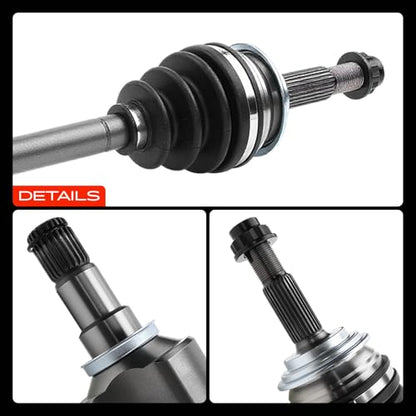 A-Premium Set of 2 Front CV Axle Shaft Assembly - style: Front Driver and Passenger Side