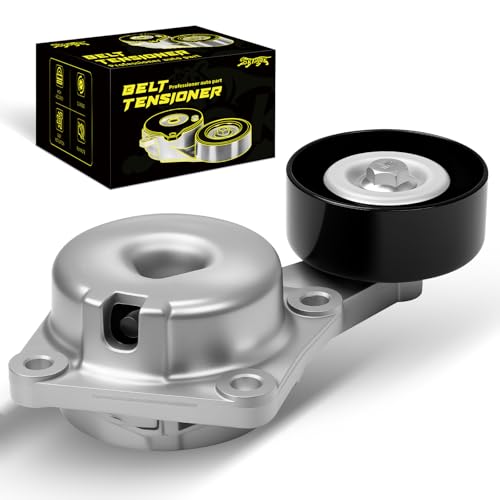 Oktiger High Performanced Belt Tensioner Assembly with Pulley Fit for Ford F150 2002-2010 5.4L, E150 2003-2012, for Expedition 2002-2011, Explorer 02-10, for Mustang 2005-2010, 4.6L 6.8L, OE # 38274 - size: 38274