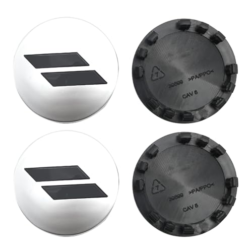 MDEOOSKY 4Pcs 6CZ27DX8AA 63mm 2.5" Wheel Center Cap Covers Replacement for Dodge Charger Challenger Durango Replace 6CZ27RM8AA (Silver) - color: Silver