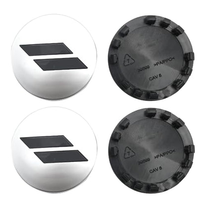 MDEOOSKY 4Pcs 6CZ27DX8AA 63mm 2.5" Wheel Center Cap Covers Replacement for Dodge Charger Challenger Durango Replace 6CZ27RM8AA (Silver) - color: Silver