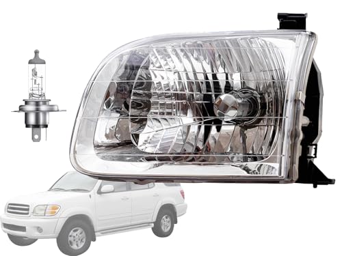 APA Replacement for Headlamps 2000 2001 2002 2003 2004 Tundra (Double Cab Model ONLY) 2001 2002 2003 2004 Sequoia Driver Left Side 811500C020 TO2502144 - color: 2001-2004 Sequoia Driver Side
