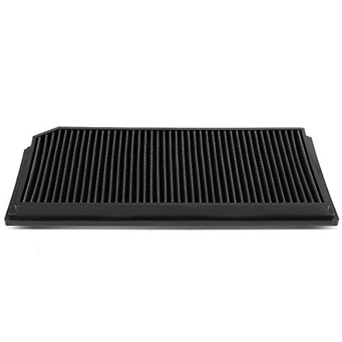 DNA Motoring AFPN-005-BK Washable Drop In Panel Air Filter Enhance Engine Performance [Compatible with 6-11 A3 Turbo / 08-09 TT / 06-08 GTI Jetta Passat / 12-13 Golf / 07-09 EOS 2.0 Turbo] - style: 06-11 A3 Black