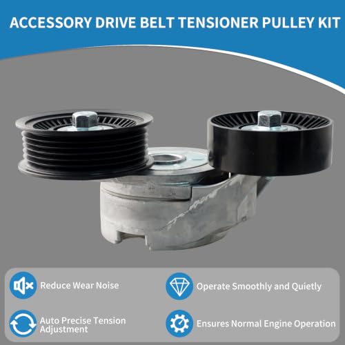 39120 Engine Belt Tensioner Serpentine Belt Drive Kit - size: 90K-39120