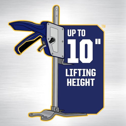 IRWIN Quick-Lift Construction Jack, Hand Lifting Jack Tool, Multifunctional, Lift up to 10" and Capacity 330 lbs (IRHT83100) - size: Single