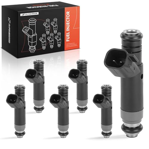 A-Premium Fuel Injectors 6-PC Set Compatible with Ford