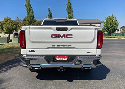 Flowmaster 717890 FlowFX Cat-Back Exhaust Kit 3.5 Inch Dual 2.5 Inch Tailpipes 409 Stainless Steel Compatible with 2019-2023 Chevy Silverado GMC Sierra 1500 6.2L 2/4WD and all Wheelbases