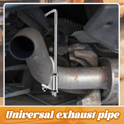 2 Pcs 2.75 Inch Universal Exhaust Clamp with Hanger - size: 2.75 Inch