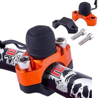 Motorcycle ATV Water Proof Engine Start Stop Kill Switch Button - color: Orange