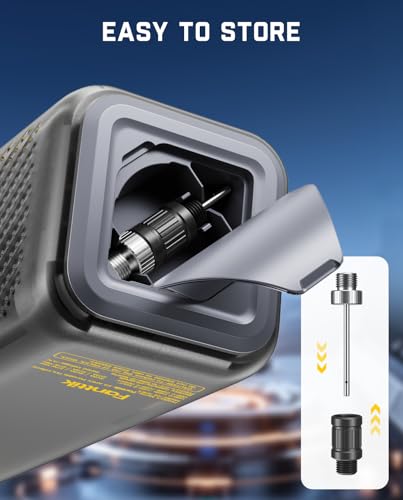 Fanttik X9 APEX Portable Air Compressor for Car Tires, 35s Fast Inflation - color: Mechanical Gray