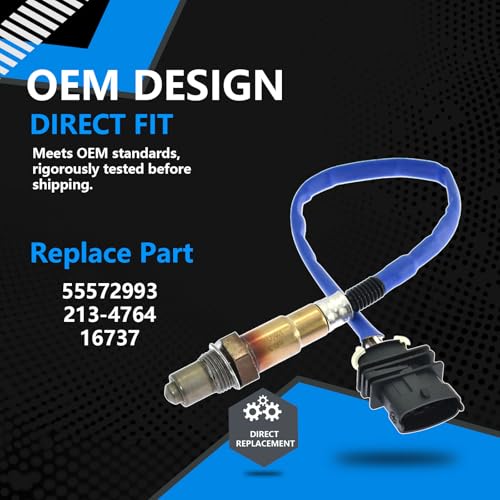 Oxygen Sensor Upstream O2 Sensor Compatible with 2011-2015 Chevy Cruze 2016 Cruze 2012-2020 Limited 2013-2021 Sonic Trax Volt 1.4L L4 for 2013-2021 Buick Encore 1.4L L4#55572993 213-4764
