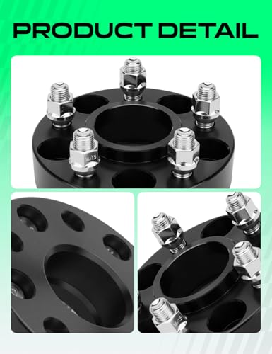 YHTAUTO 5x4.5 Hub Centric Wheel Spacers 1.5 Inch for Chrysler, Dodge - size: 1.5 Inch Thickness, style: 2 PCS