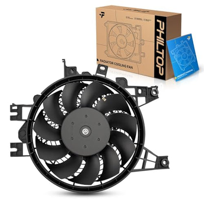 PHILTOP 620548 Radiator Cooling Fan Assembly, Compatible with 2001-2007 Sequoia, Replace # 620-548, 75599, FA70247, 884530C010, 884540C010, 884540C011 - size: 2001-2007 Sequoia
