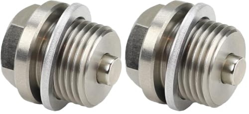 Votex - Made in USA - M18 x 1.5MM Magnetic Engine Magnetic Oil Drain Plug fits BMW, Land Rover, Porsche, Volvo - Stainless Steel - Part Number DP007 (Pack of 2) - size: M18-1.5 Magnetic Drain Plug (Pack of 2)