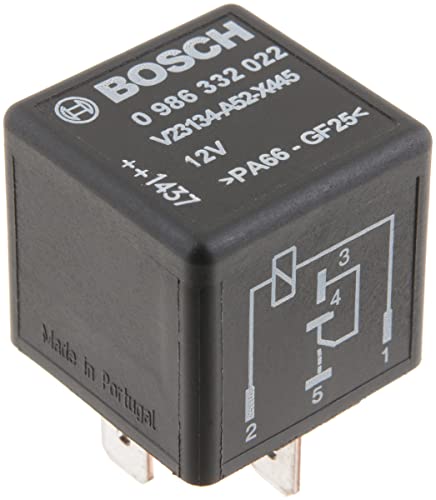 BOSCH 0986332022 Change Over Mini Relay - 5 Pins, 12V, 40/60A - Single