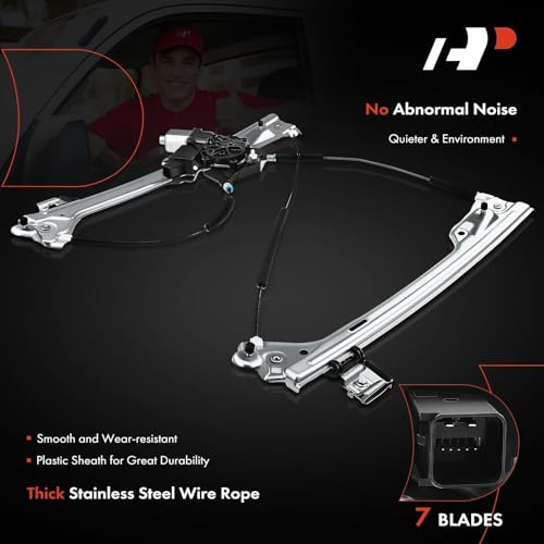 A-Premium Front Passenger Side Power Window Regulator with Motor (7-Pin) - style: Front Passenger Side (RH)